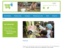 Tablet Screenshot of playday.org.uk